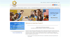 Desktop Screenshot of goldstarfoods.com